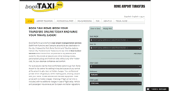 Desktop Screenshot of booktaxirome.com